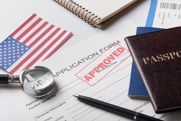 Immigration lawyer assisting clients with U.S. immigrant visa applications