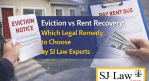 eviction vs rent recovery