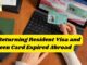 SB-1 Returning Resident Visa and Green Card Expired Abroad