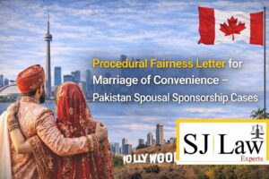 Procedural Fairness Letter for Marriage