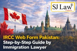 IRCC Web Form Pakistan