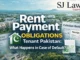 Rent Payment Obligations Tenant