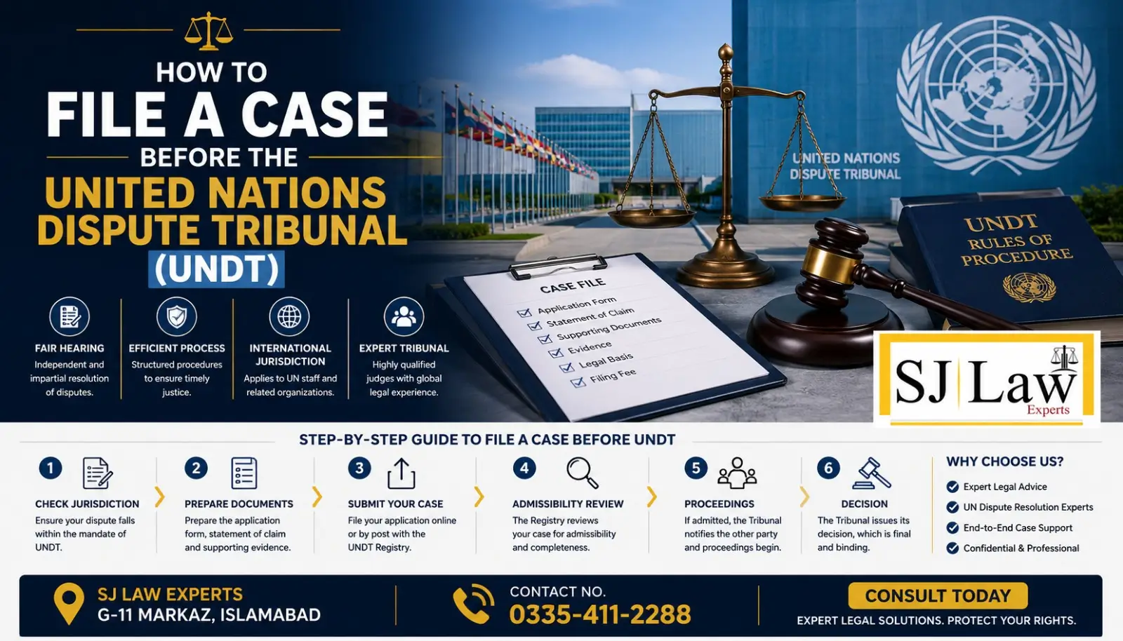 How to File a Case before the United Nations Dispute Tribunal (UNDT)