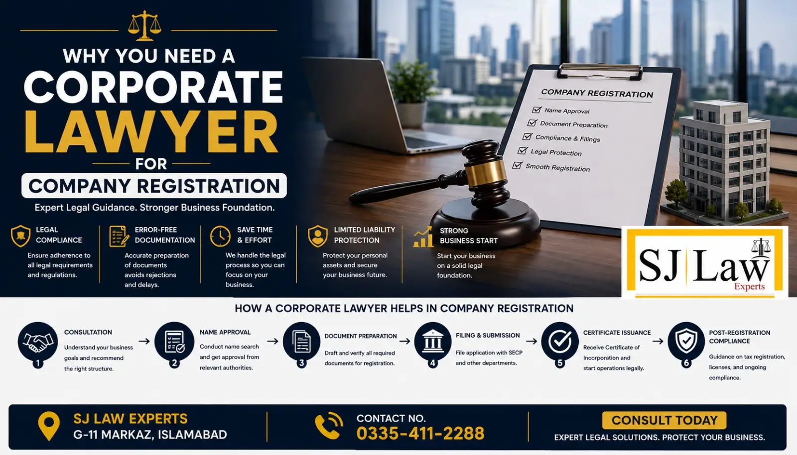 Company registration lawyer Islamabad